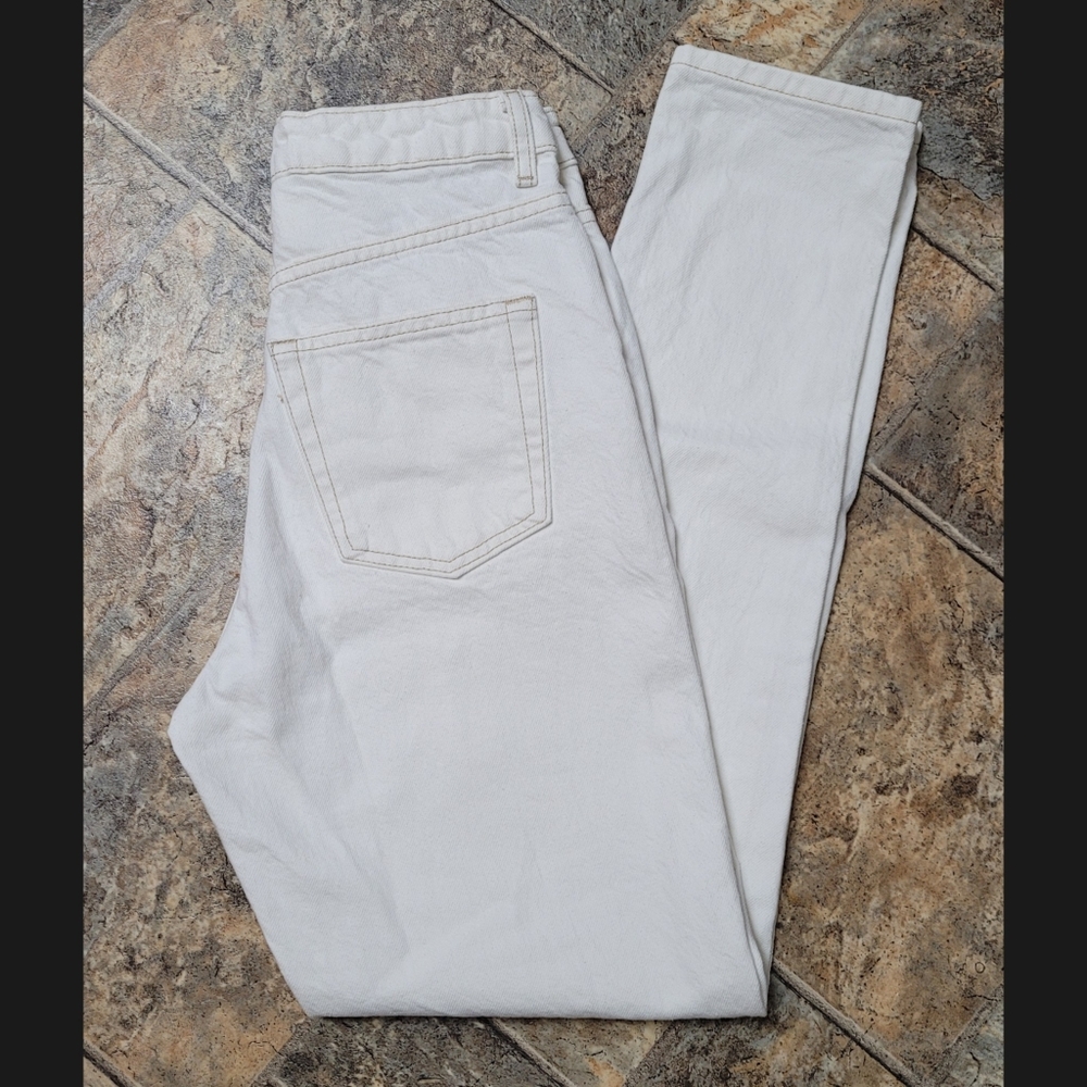 NWT Topshop Moto Mom Straight Leg Jeans